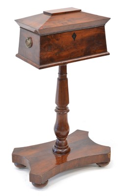 Lot 313 - William IV Mahogany Teapoy