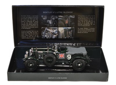 Lot 206 - Minichamps 1:18 scale model of a Bentley 4 1/2 Litre Blower racing car