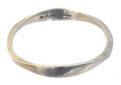 Lot 31 - A silver Georg Jensen bangle