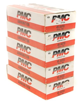 Lot 377 - 45 Auto PMC ammunition, two hundred and thirty...