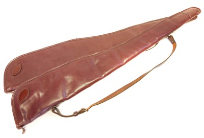 Lot 325 - Pair of Boss & Co. London quality leather gun...