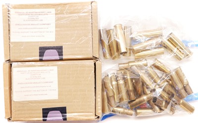 Lot 408 - Martini Henry 577/450 reloading components, to...
