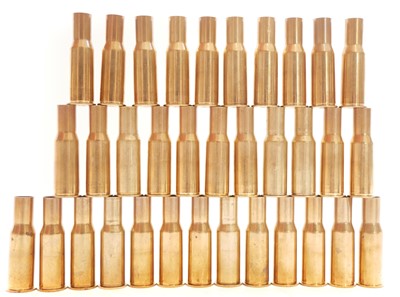 Lot 409 - Bertram Brass 577/450 Martini cases,...