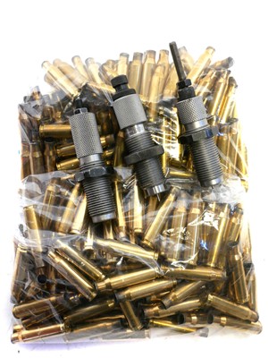 Lot 414 - .308 Winchester dies and cases, to include a...