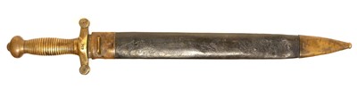 Lot 104 - French M.1831 Gladius short sword and scabbard,...