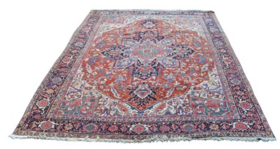 Lot 442 - Large Heriz Rug