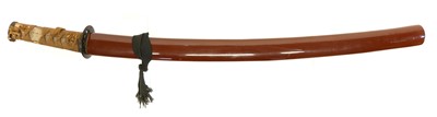 Lot 92 - Japanese Wakizashi, 49cm cutting edge, the...