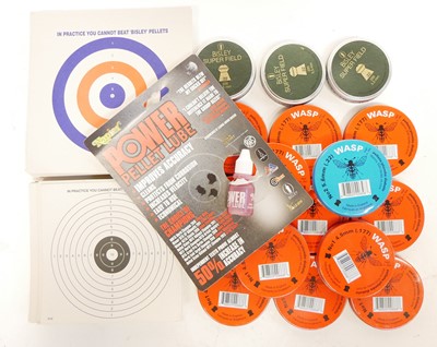 Lot 339 - Ex shop stock air pellets and targets