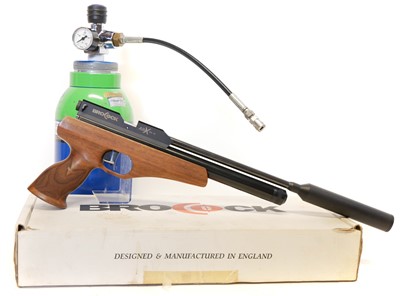 Lot 70 - Brocock Aim .22 PCP air pistol, 10 inch barrel...