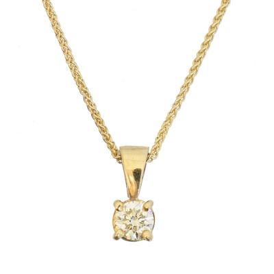 Lot 44 - A diamond pendant