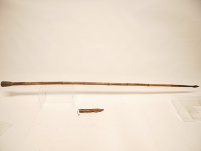 Lot 127 - 19th Century Indian pig-sticking spear with...