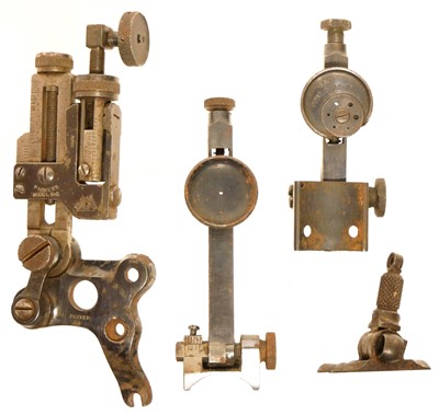 Lot 349 - Target rifle sights, to include an A G Parker...