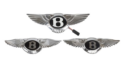 Lot 230 - Three Bentley Wings 'B' Car Badges