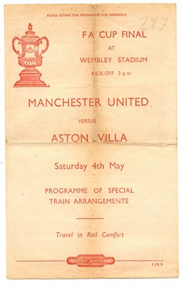 Lot 20 - British Railways Programme of Special Train Arrangements