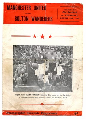Lot 30 - Manchester United v Bolton Wanderers