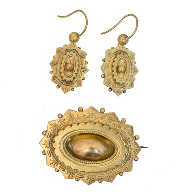 Lot 50 - A set of Victorian jewellery