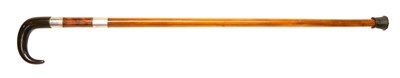Lot 291 - .410 walking stick shotgun, with horn grip and...