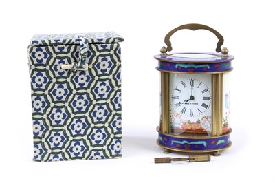 Lot 250 - Early 20th Century Boudoir Carriage Clock