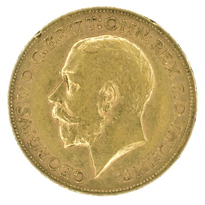 Lot 58 - King George V, Sovereign, 1913.
