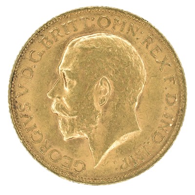 Lot 55 - King George V, Sovereign, 1912.