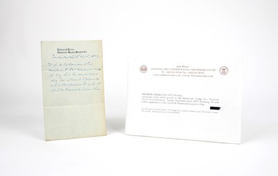 Lot 103 - Dickens (Charles)