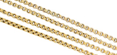 Lot 72 - An early 20th century longuard chain