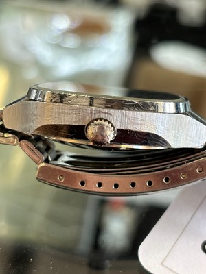 Lot 219 - A 1970s stainless steel Oris 'Star' automatic wristwatch, ref. 603-6821.