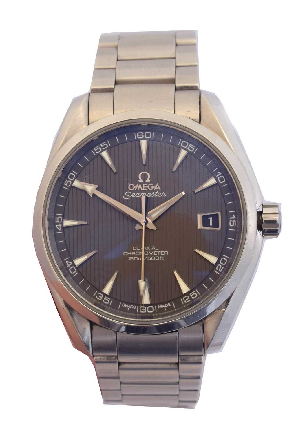 Lot 233 - An Omega Seamaster Aqua Terra Co-Axial Chromometer automatic wristwatch.