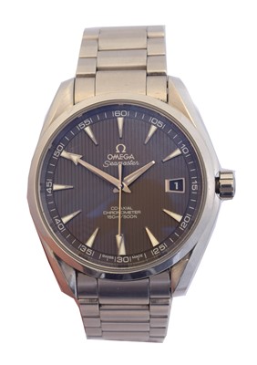 Lot 233 - An Omega Seamaster Aqua Terra Co-Axial Chromometer automatic wristwatch.