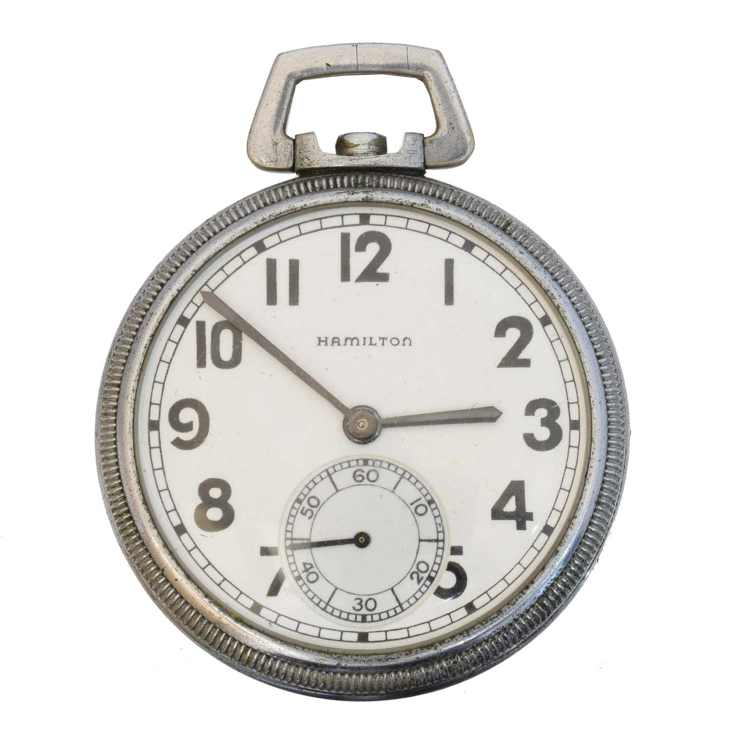 Lot 247 - A Hamilton US Navy comparing pocket watch, ref. 2974B.