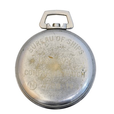 Lot 247 - A Hamilton US Navy comparing pocket watch, ref. 2974B.