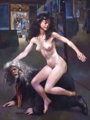 Lot 220 - Robert Oscar Lenkiewicz (British 1941-2002)