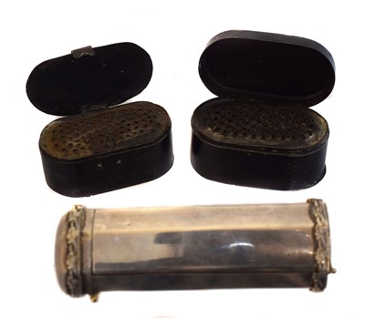 Lot 112 - Three nutmeg graters