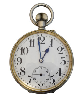 Lot 251 - A goliath pocket watch by Doxa