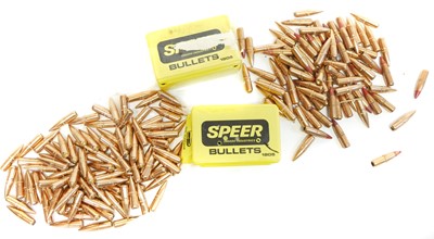 Lot 599 - Two sets of 308 calibre FMJ and tracer bullets,...