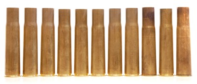 Lot 588 - Eight 577-500 new Bertram Brass cases, also...