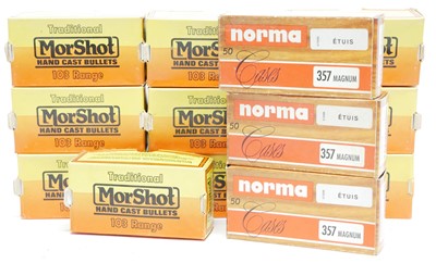 Lot 591 - .38/357 components, to include ten packs of...