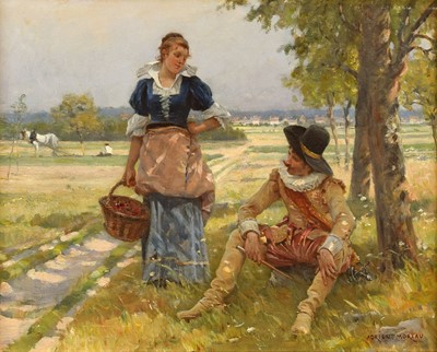 Lot 47 - Adrien Moreau (French 1843-1906)