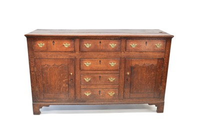 Lot 117 - George III Oak Dresser Base