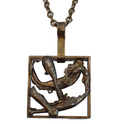 Lot 74 - A 1970s Modernist necklace by Jens Andersen and Erik Dunning 'AD Design.'