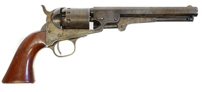 Lot 23 - Manhattan .36 percussion revolver, serial...