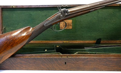 Lot 111 - Cased George Thompson of Edinburgh 16 bore...