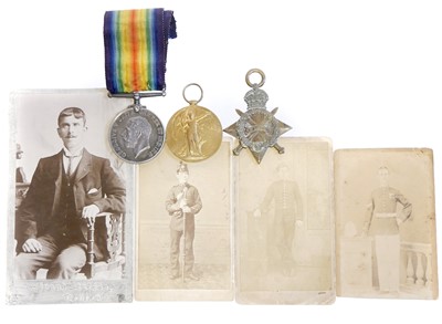 Lot 279 - WWI British War Medal 1914-1918, Victory Medal...