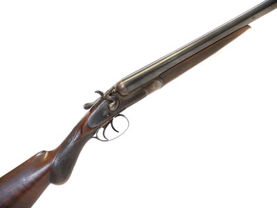 Lot 421 - T. Wild 12 bore side by side hammergun, serial...