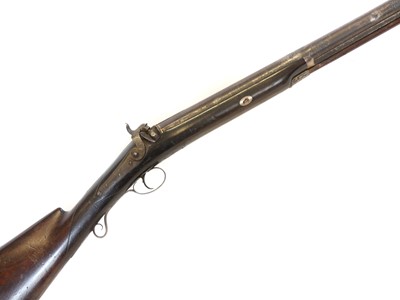 Lot 90 - W. Richards of London percussion 8 bore single...