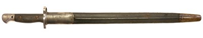 Lot 235 - Lee Enfield SMLE 1907 pattern sword bayonet...