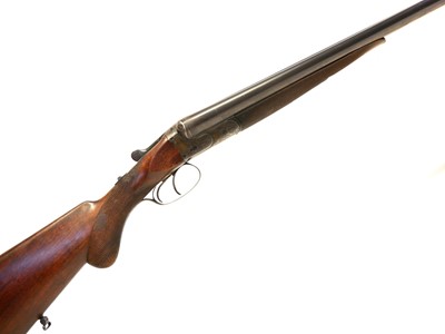 Lot 429 - German 12 bore side by side shotgun, serial...