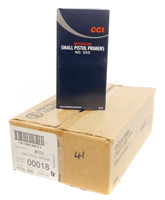 Lot 583 - Five thousand CCI Magnum Small Pistol primers....