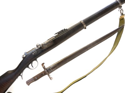 Lot 35 - Steyr 8x60R M.1886 Portuguese Kropatschek bolt...