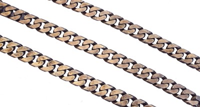 Lot 29 - Two Mexican white metal chains